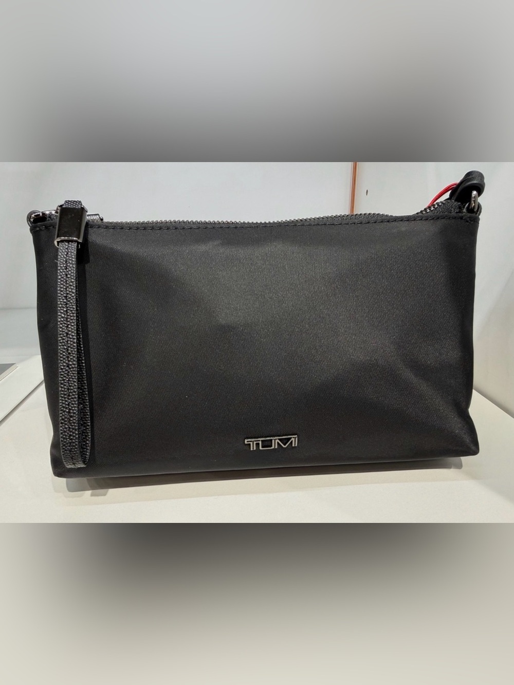NEW Tumi Voyageur ADELA 8.5” Nylon Crossbody Bag - BLACK w/ GUNMETAL